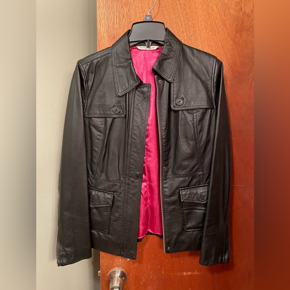Women leather jacket